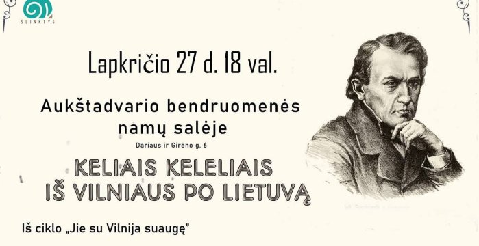 Lapkričio 27 d. – programa Vladislovo Sirokomlės kūrybai