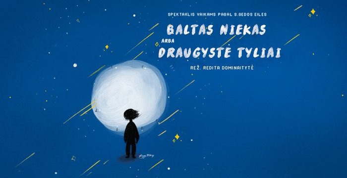 Spektaklis „Baltas niekas, arba draugystė tyliai“ Trakų viešojoje bibliotekoje