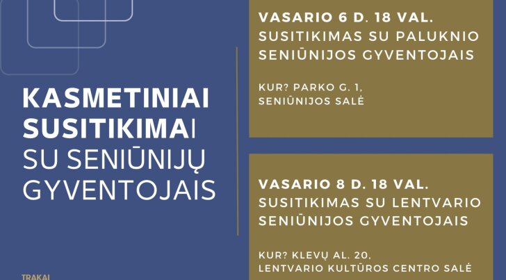 Paluknio seniūnijos naujienos