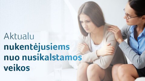 Nuo nusikalstamos veikos nukentėjusiems asmenims teikiama nemokama ir konfidenciali pagalba