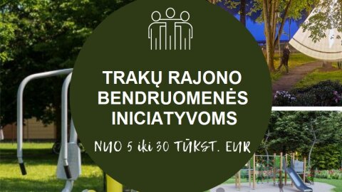 Kvietimas teikti bendruomenės iniciatyvų, skirtų gyvenamajai aplinkai gerinti, projektų idėjų...
