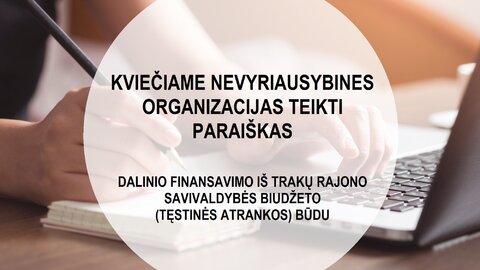 Kviečiame nevyriausybines organizacijas teikti paraiškas finansavimui tęstinės atrankos būdu