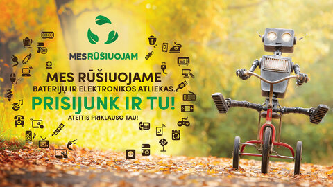 Kviečia prisijungti aplinkosaugos projektas „Mes rūšiuojam“
