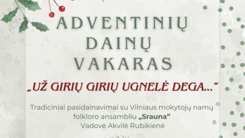 Trakuose – advento dainų vakaras 