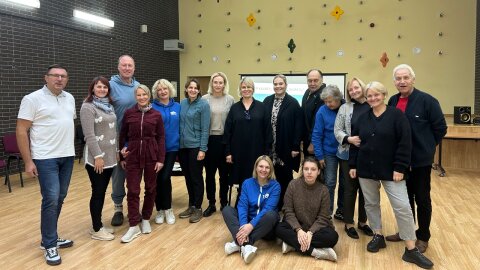 Rūdiškių kultūros centre finišavo saviraiškos laboratorija „Išdrįsk būti čia ir dabar“