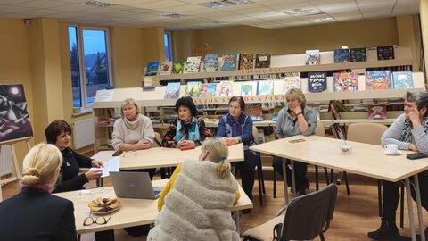 Rūdiškių bibliotekoje vyko mokymai apie saugų naudojimąsi elektroninėmis paslaugomis