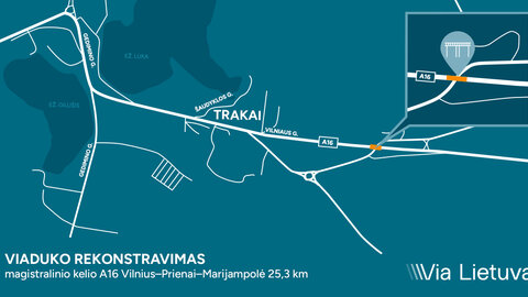 Pradedamas rekonstruoti Senųjų Trakų viadukas