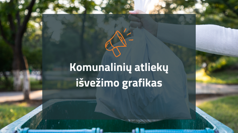 Atliekų surinkimo 2026 m. grafikas 