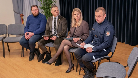 Susitikimas su gyventojais Grendavėje