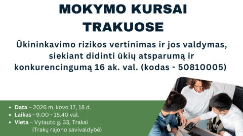 Žemės ūkio mokymai Trakuose