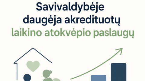 Savivaldybėje daugėja akredituotų laikino atokvėpio paslaugų