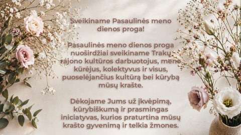 Sveikiname Pasaulinės meno dienos proga!