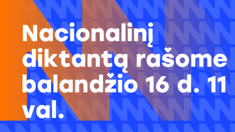 Nacionalinis diktantas balandžio 16 d.
