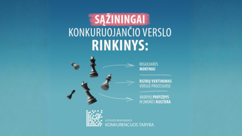 Konkurencijos taryba dalijasi atmintine verslui