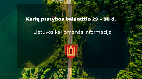 Lietuvos kariuomenės pratybos Trakų rajone