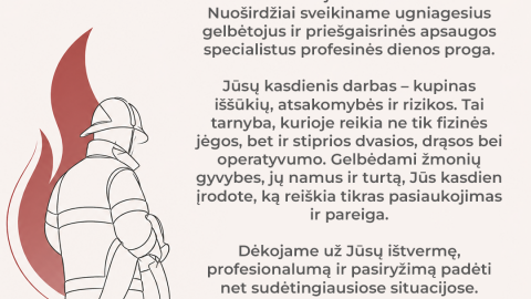 Šiandien minima ugniagesių profesinė šventė – šv. Florijono, ugniagesių globėjo, diena