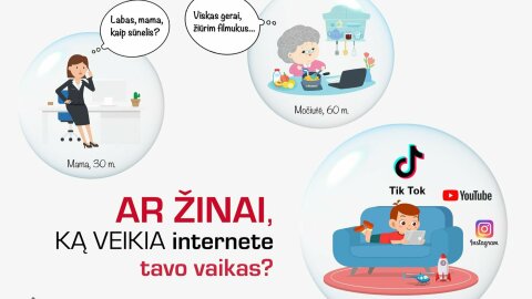 Ar žinai, ką tavo vaikas veikia internete?