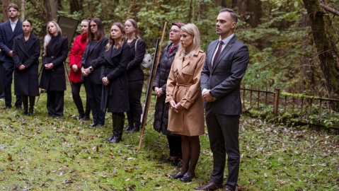 Trakuose paminėtos Holokausto Lietuvoje 85-osios metinės