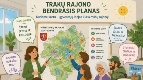 Trakų rajono savivaldybės teritorijos bendrojo plano koregavimo viešinimas