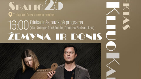 Trakuose koncertuos duetas „Žemyna ir Donis“