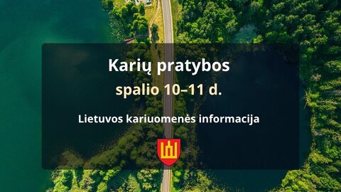 Lietuvos kariuomenės pratybos Trakų rajone