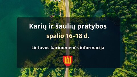 Lietuvos kariuomenės pratybos Trakų ir Paluknio seniūnijose
